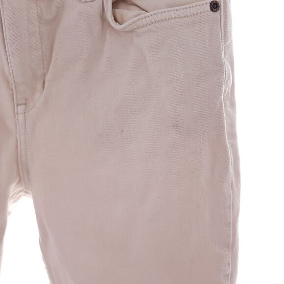 Free People Womens Size W 29 Solid Cream Flare Denim Jeans - Picture 3 of 11